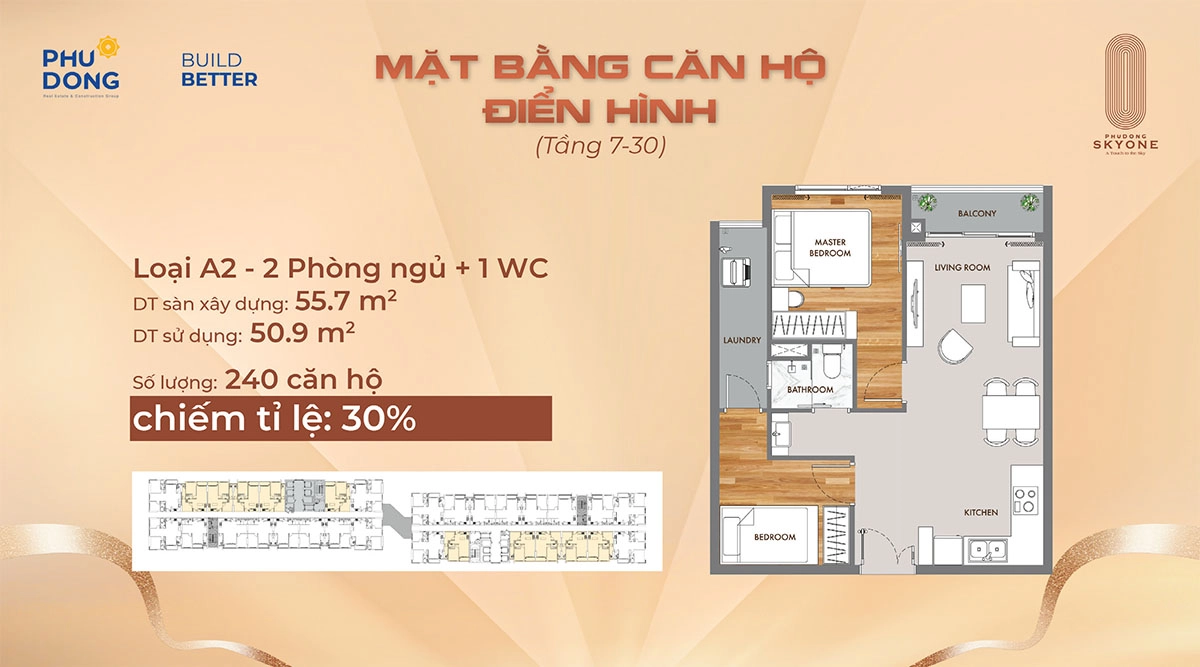 Mặt bằng tháp A6
